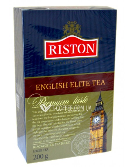 Чай RISTON English Elite Елітний Англійський 200 г к/п (4792156000398)