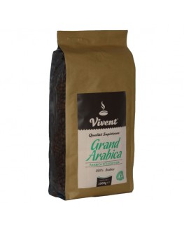 Кава VIVENT Grand Arabica зернова 1 кг (3071473968668)