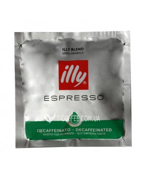 Кава ILLY Decaf в монодозах (чалдах, таблетках) без кофеїну 200 х 7,3 г (8003753129945)
