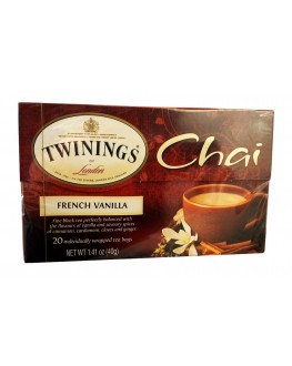 Чай TWININGS Chai French Vanilla Чай Французька Ваніль 20 х 2 г (070177179533)