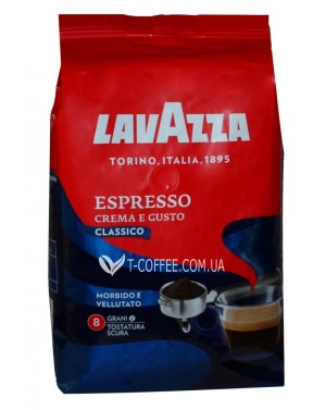 Кава LAVAZZA Espresso Crema e Gusto Classico зернова 1 кг (8000070038974) фото