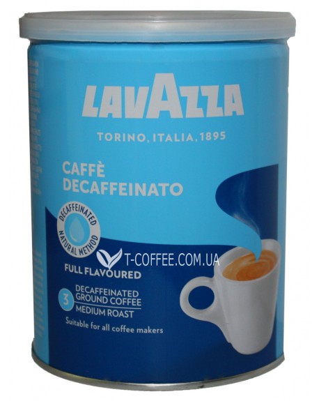 Кава LAVAZZA Dek Classico без кофеїну мелена 250 г ж/б (8000070011052)