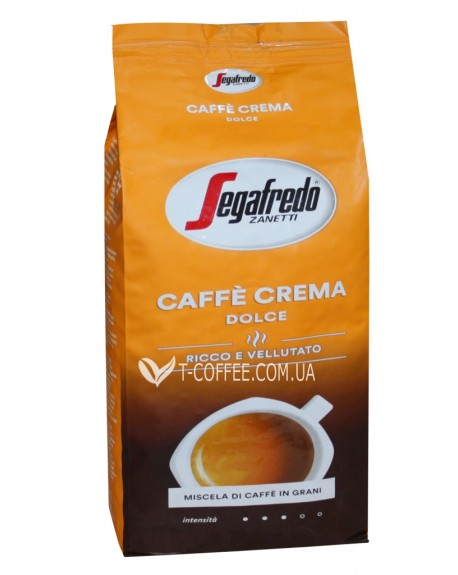 Кава SEGAFREDO Caffe Crema Dolce зернова 1 кг (5900420080109)