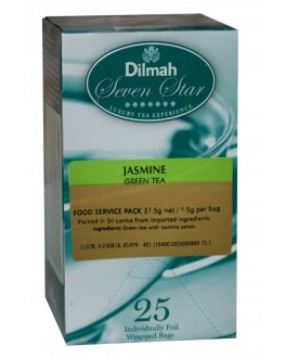 Чай DILMAH Seven Star Green Tea Jasmine Жасмин 25 x 1,5 г