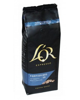 Кава L'OR Espresso Fortissimo зернова 500 г (8711000324172)