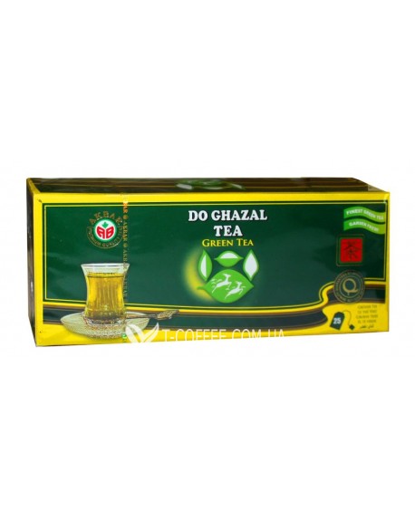 Чай AKBAR Do Ghazal Green Tea 25 x 2 г (4796002517443)