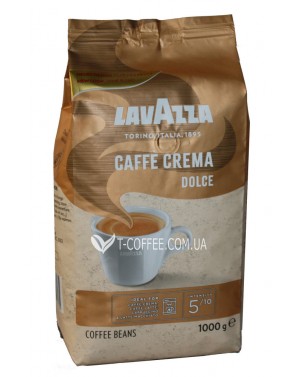 Кава LAVAZZA Caffe Crema Dolce зернова 1 кг (8000070027435) фото