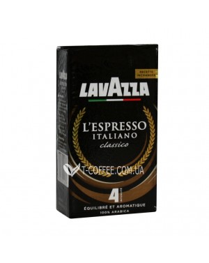 Кава LAVAZZA L'Espresso Italiano Classico мелена 250 г - фото
