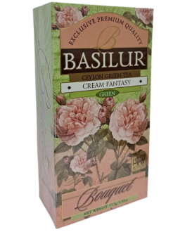Чай BASILUR Cream Fantasy Кремова Фантазія - Букет 25 х 1,5 г (4792252937932)