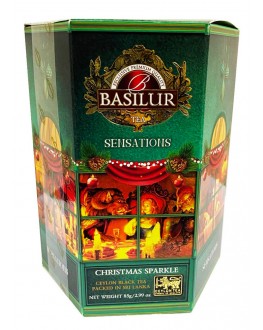 Чай BASILUR Christmas Sparkle Різдвяні Вогники - Святкові Відчуття 85 г к/п (4792252943919)