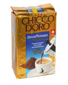 Кава CHICCO D'ORO Decaffeinato Cuor d’Oro без кофеїну мелена 250 г (7610899220255)