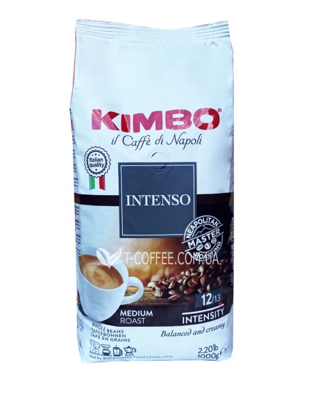 Кава KIMBO Intenso зернова 1 кг (8002200109080)
