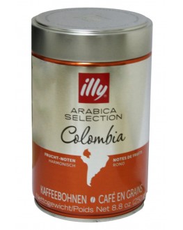 Кава ILLY Colombia Arabica Selection зернова 250 г ж/б (8003753104904)
