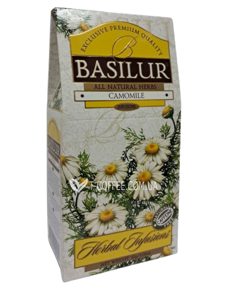 Чай BASILUR Camomile Ромашка - Трав’яні Збори 30 г к/п (4792252924581)