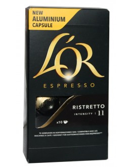 Кава L'OR Nespresso Espresso Ristretto в капсулах 10 х 5,2 г (8711000360057)