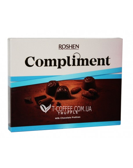 Цукерки ROSHEN Compliment Truffle 120 г в коробці (4823077629440)