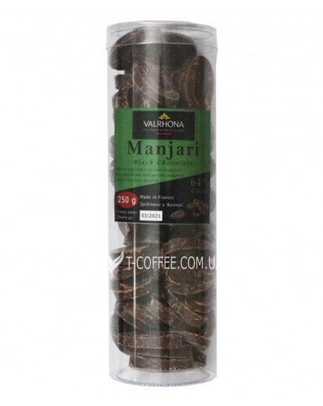 Шоколад VALRHONA Manjari Чорний 64% какао 250 г