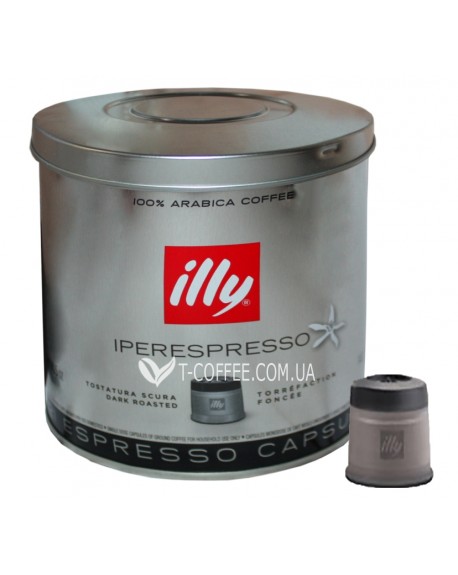 Кава ILLY IperEspresso в капсулах темного обсмаження 21 х 6,7 г (8003753919782)