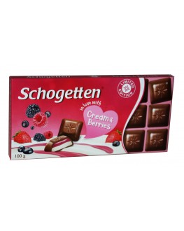 Шоколад SCHOGETTEN Cream Berries Молочний Крем Ягоди 100 г (4000415002206)