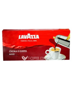 Кава LAVAZZA Crema e Gusto Ricco мелена 250 г (внутрішній ринок) фото