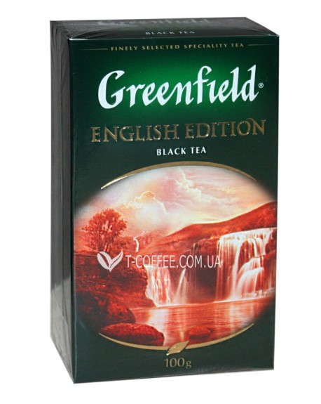 Чай GREENFIELD English Edition Англійська Колекція 100 г к/п (4823096805757)
