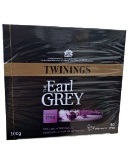 Чай TWININGS Earl Grey Ерл Грей 50 х 2 г (070177170134)