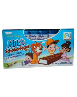 Шоколад MAITRE TRUFFOUT Milch Schokoriegel Молочний 8 х 12,5 г (9002859034725)