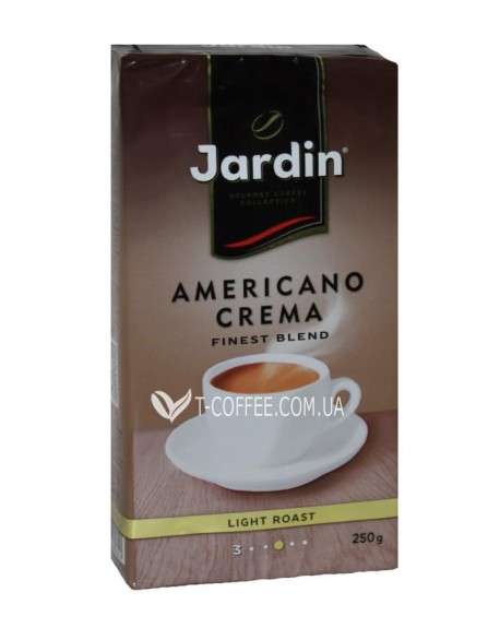 Кава JARDIN Gourmet Americano Crema мелена 250 г (4820022868602)