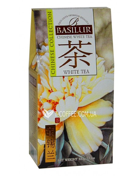 Чай BASILUR White Tea Білий Чай - Китайська 100 г к/п (4792252936836)