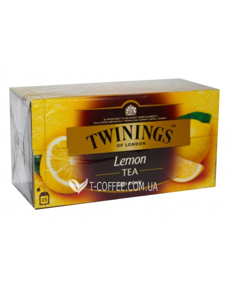 Чай TWININGS Lemon Tea Лимон 25 х 2 г (070177046088)