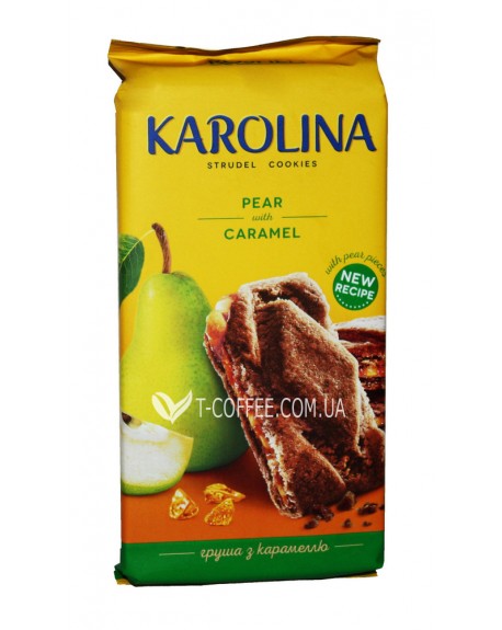 Печиво ROSHEN Karolina Pear Caramel Груша Карамель 168 г (4823077631429)