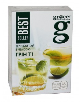 Чай GRACE! Green Tea with Melissa Зелений з Мелісою - Бестселер 75 г (5060207692359)