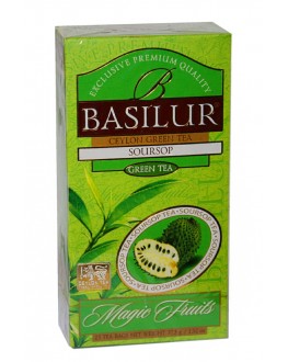 Чай BASILUR Soursop Саусеп - Чарівні Фрукти 25 х 1,5 г (4792252934580)