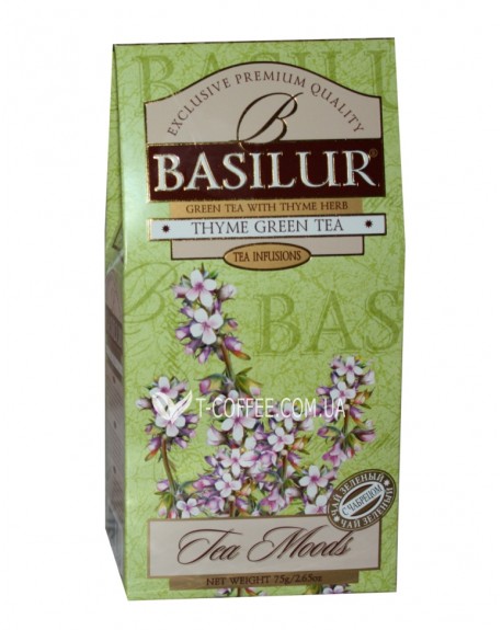 Чай BASILUR Thyme Чебрець Зелений Чай - Трав'яні Збори 75 г к/п (4792252932036)