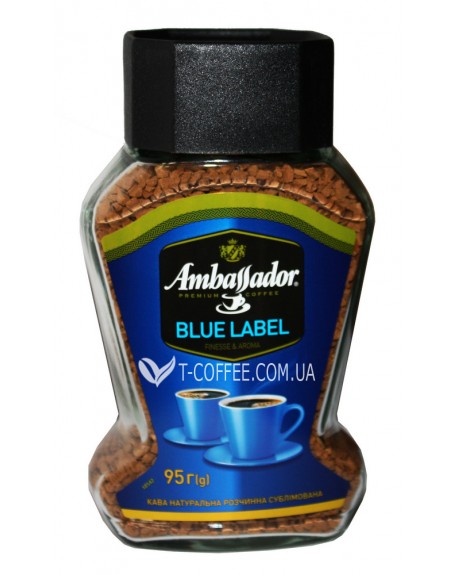 Кава AMBASSADOR Blue Label розчинна 95 г скл. б. (7612654000669)