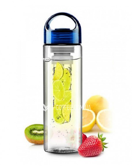 Пляшка Fruit bottle синя 800 мл