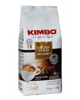Кава KIMBO Aroma Gold 100% Arabica зернова 1 кг (8002200102180)