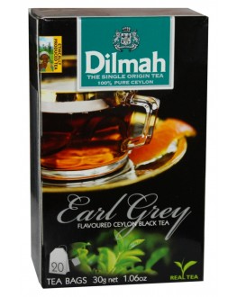 Чай DILMAH Black Tea Earl Grey Ерл Грей 20 x 1,5 г (9312631142105)