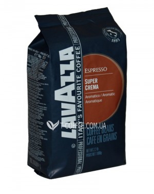 Кава LAVAZZA Espresso Super Crema зернова 1 кг (8000070042025) фото
