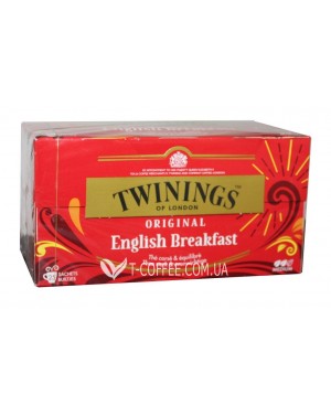 Чай в пакетиках TWININGS English Breakfast Англійський Сніданок фото