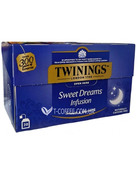 Чай TWININGS  Sweet Dreams трав’яний з ромашкою, липою, апельсином та медом 20 х 1г (070177234072)