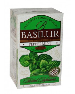 Чай BASILUR Peppermint Перцева М'ята - Трав'яні Збори 25 х 1,2 г (4792252922785)