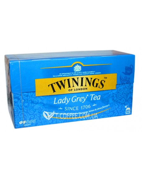 Чай TWININGS Lady Grey Tea Леді Грей 25 х 2 г (070177077198)