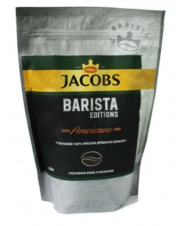 Кава JACOBS Barista Editions Americano цільнозернова розчинна 250 г економ. пак. (8714599105795)