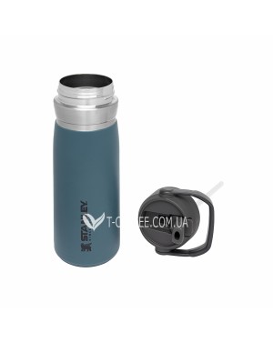 Термопляшка STANLEY Go Flip Action Straw 650 мл - фото