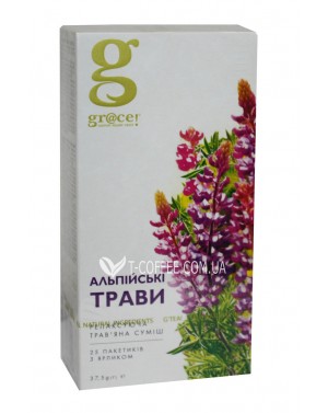 Чай GRACE! Alpine Herbs Альпійські Трави - Бестселер 25 х 1,5 г (5060207692526) фото
