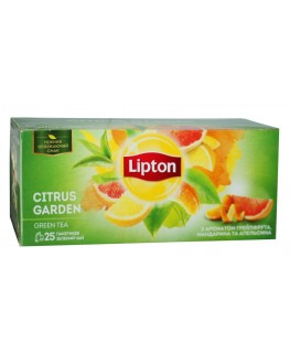 Чай LIPTON Citrus Garden Цитрусовий Сад 25 х 1,4 г (4823084200533)