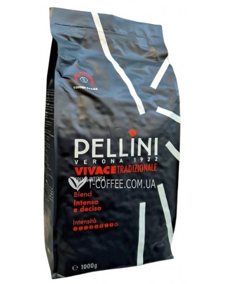 Кава PELLINI Tradizionale зернова 1 кг (8001685130152)