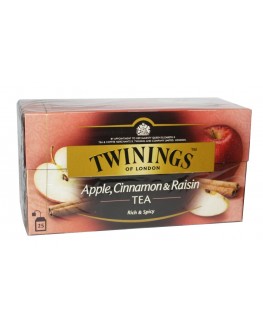Чай TWININGS Apple Cinnamon Raisin Tea Яблуко Кориця Родзинки 25 х 2 г (070177120948)