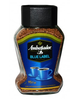 Кава AMBASSADOR Blue Label розчинна 95 г скл. б. (7612654000669)